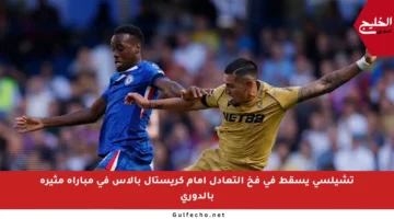 تشيلسي يسقط في فخ التعادل أمام كريستال بالاس في مباراة مثيرة بالدوري